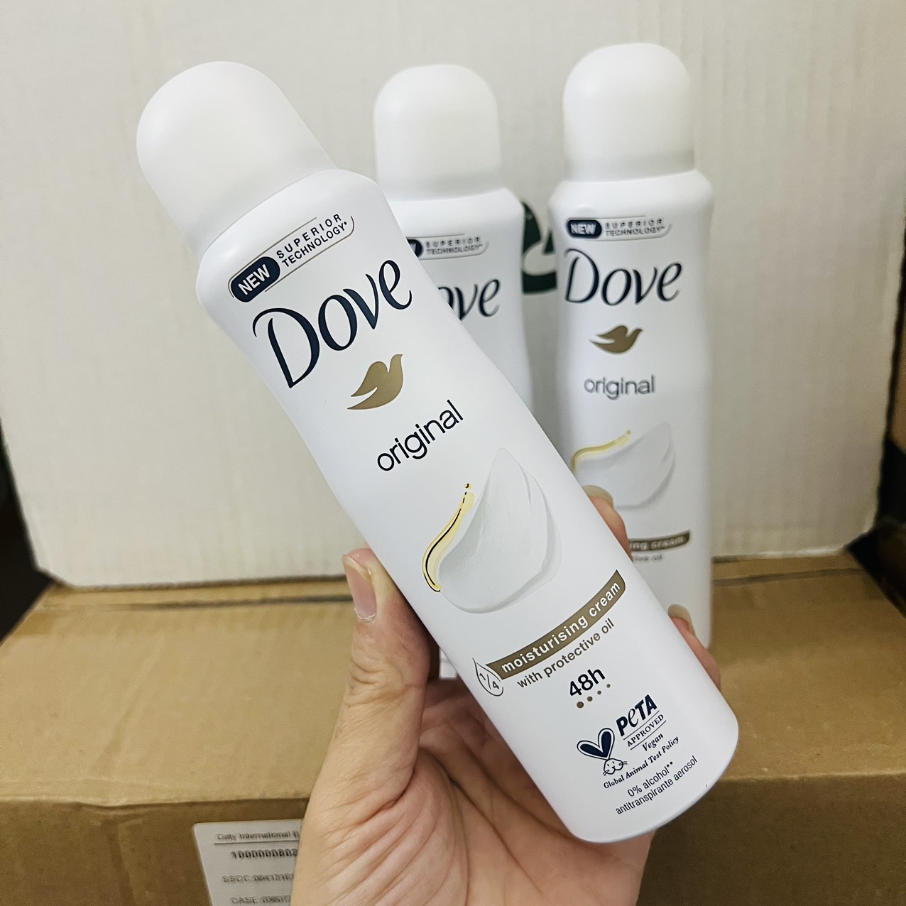 Xịt khử mùi dove 48h 150ml