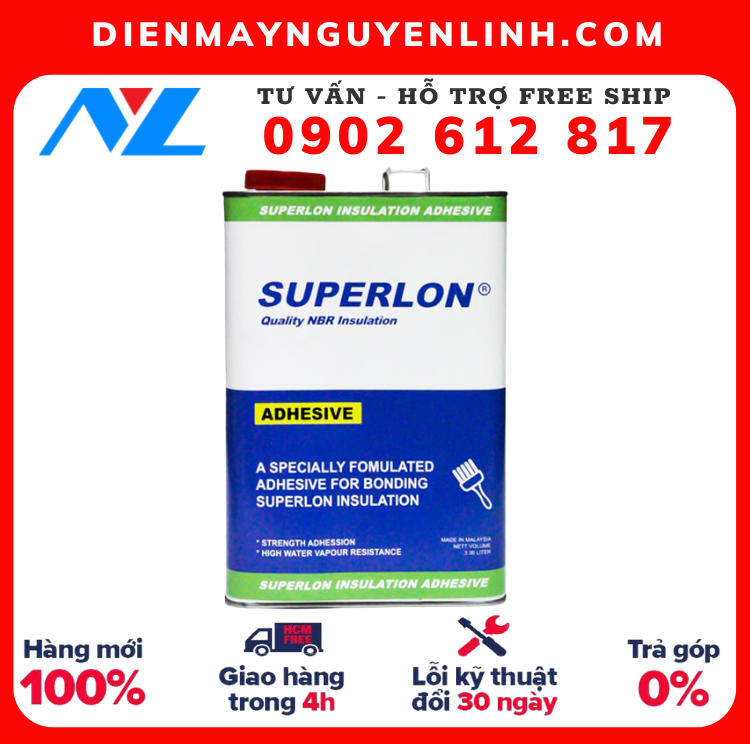 Keo dán Superlon bình 3.36Lít