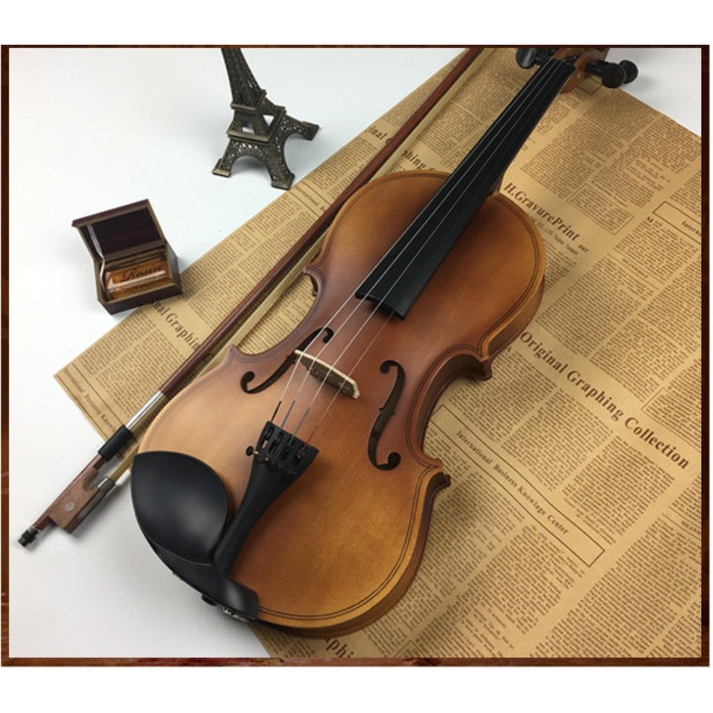 Đàn Violin Maple cao cấp - Size 4/4 Full Box ( Case, Đàn, Vĩ kéo, Nhựa thông, Ngựa đàn ), Tặng thêm món quà đặc biệt