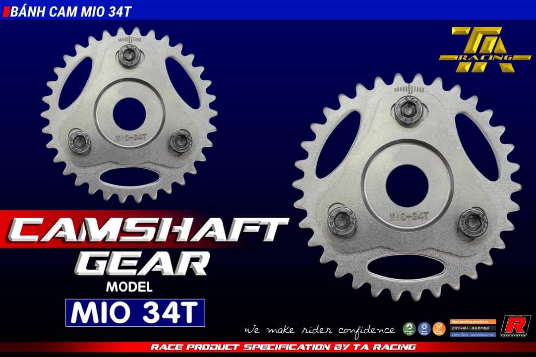 Bánh Cam Mio-Wave dream-Exciter TA racing