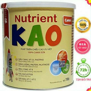 Sữa Bột Nutrient Kao 700g Phát Triển Chiều Cao Tối Ưu Cho Trẻ Từ 1 thumbnail