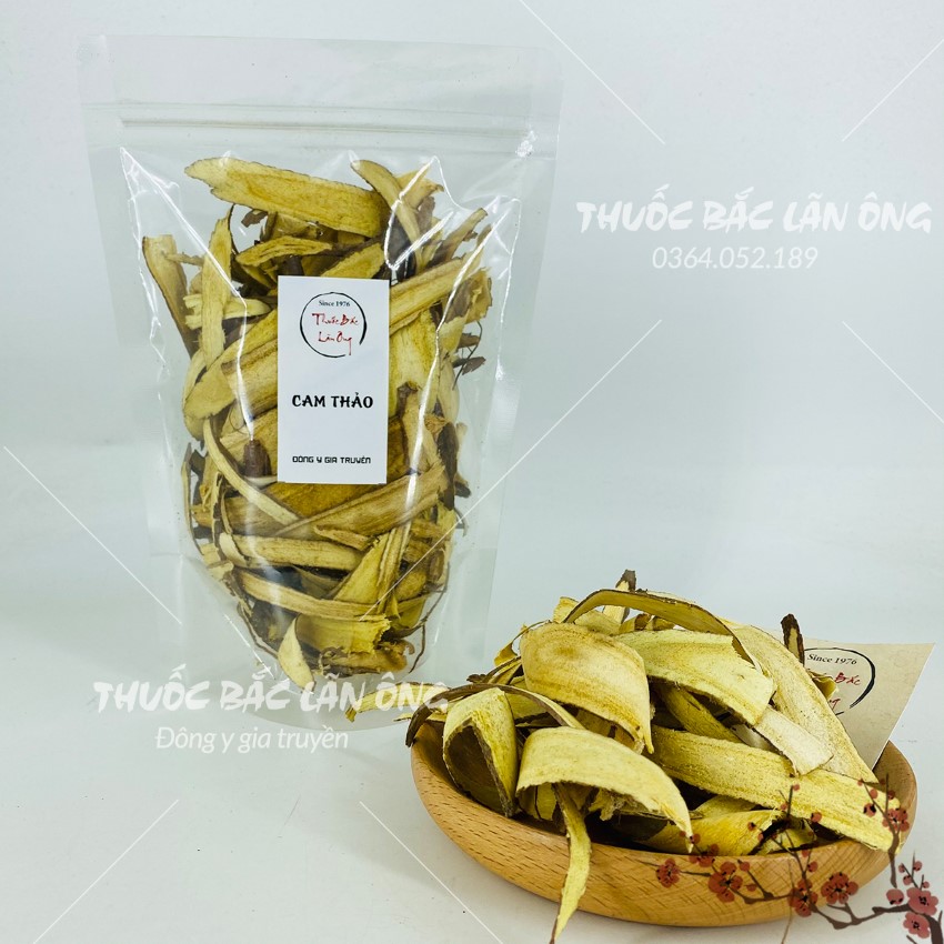 Cam Thảo Khô Thái Lát 200g (Thơm Ngọt)