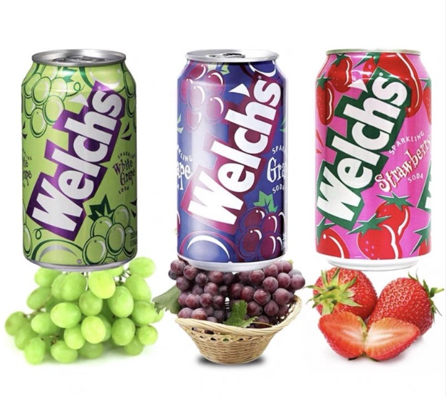 Nước Trái Cây Soda Welch's Hàn Quốc 355ml