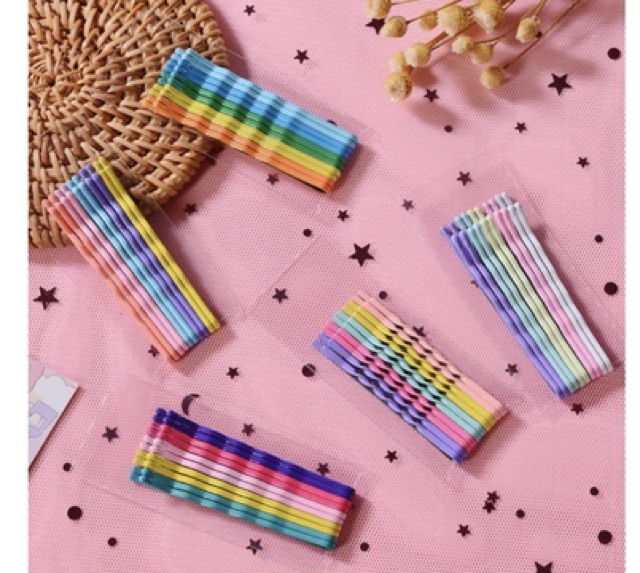 Set 10 Kẹp Tăm Đủ Màu