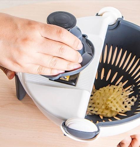 BỘ RỔ NẠO RAU CỦ QUẢ NHÀ BẾP 7 CHI TIẾT ĐA NĂNG - DỤNG CỤ BÀO GỌT THÁI SỢI NẠO RAU CỦ QUẢ KÈM RỔ 7 CHỨC NĂNG SIÊU TIỆN LỢI