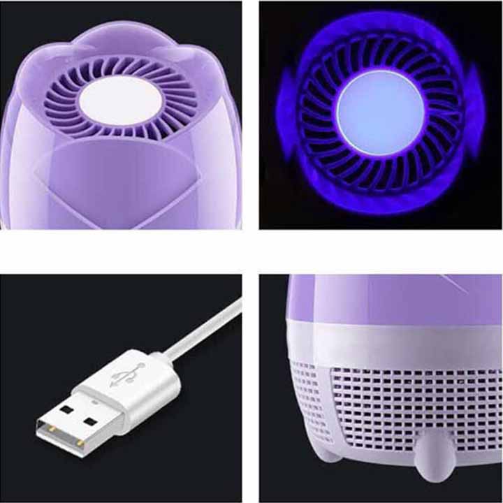 Đèn bắt muỗi - KIÊM ĐÈN NGỦ HÌNH HOA SEN
