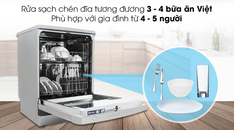 [HÀNG CHÍNH HÃNG]Máy rửa chén độc lập Electrolux ESF5512LOX