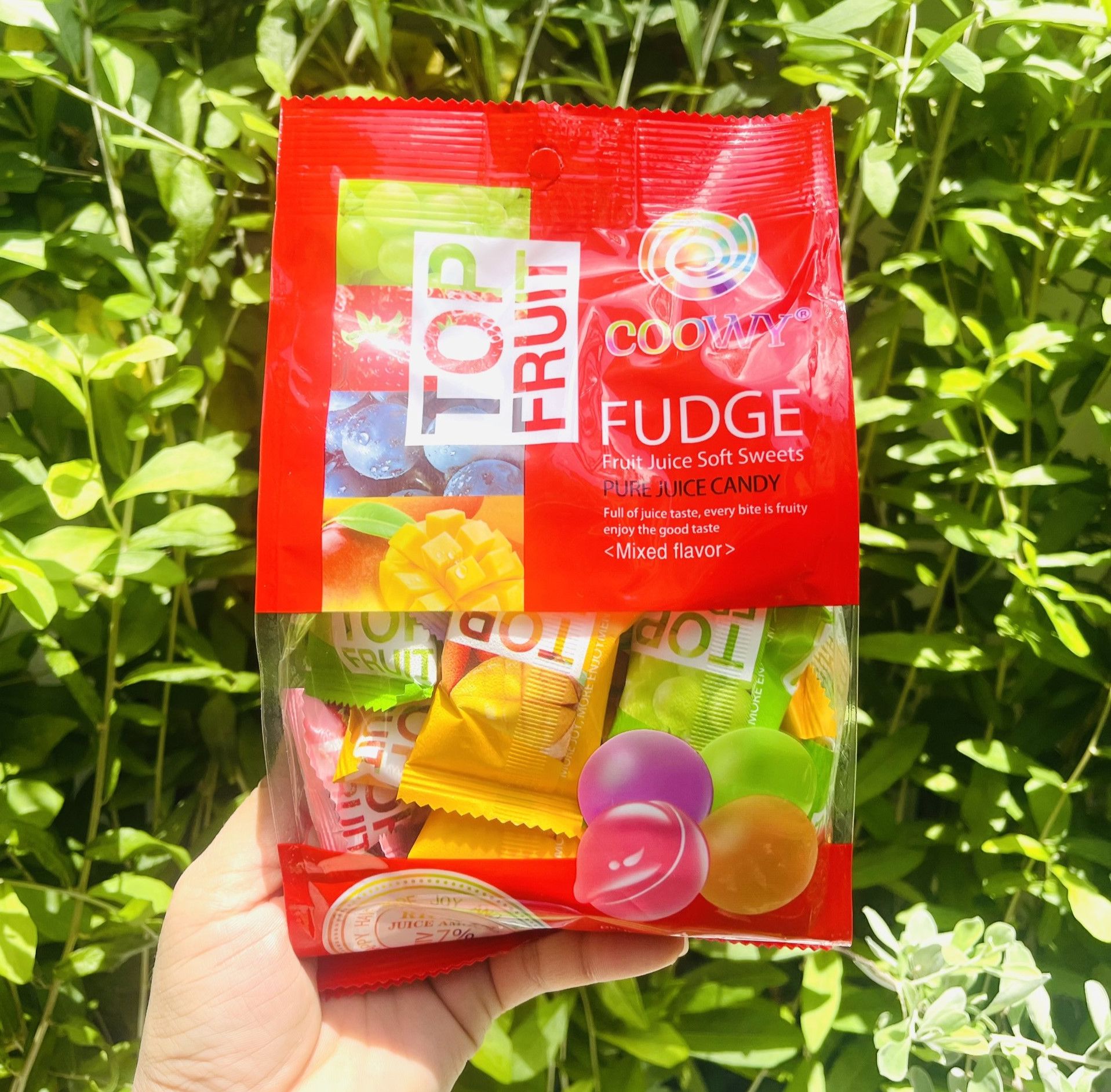 [ MIX ĐỦ VỊ ]KẸO DẺO TRÁI CÂY TOP FRUIT COOWY [MẪU MỚI 2024]