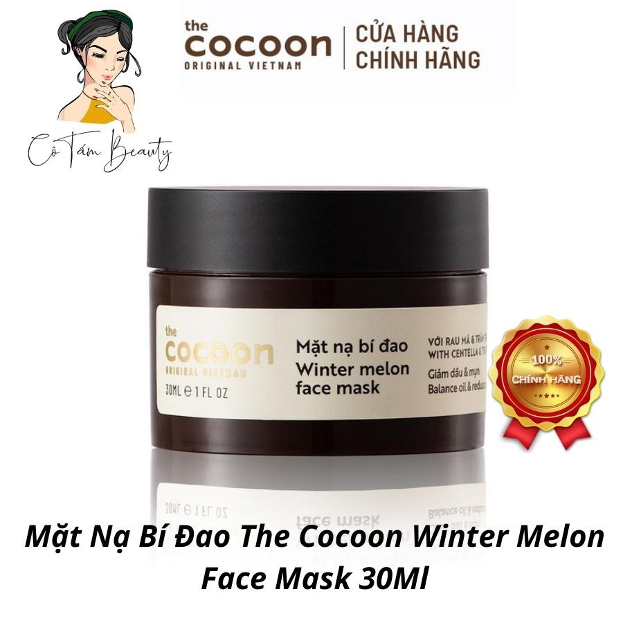 Mặt Nạ Bí Đao The Cocoon Winter Melon Face Mask 30Ml
