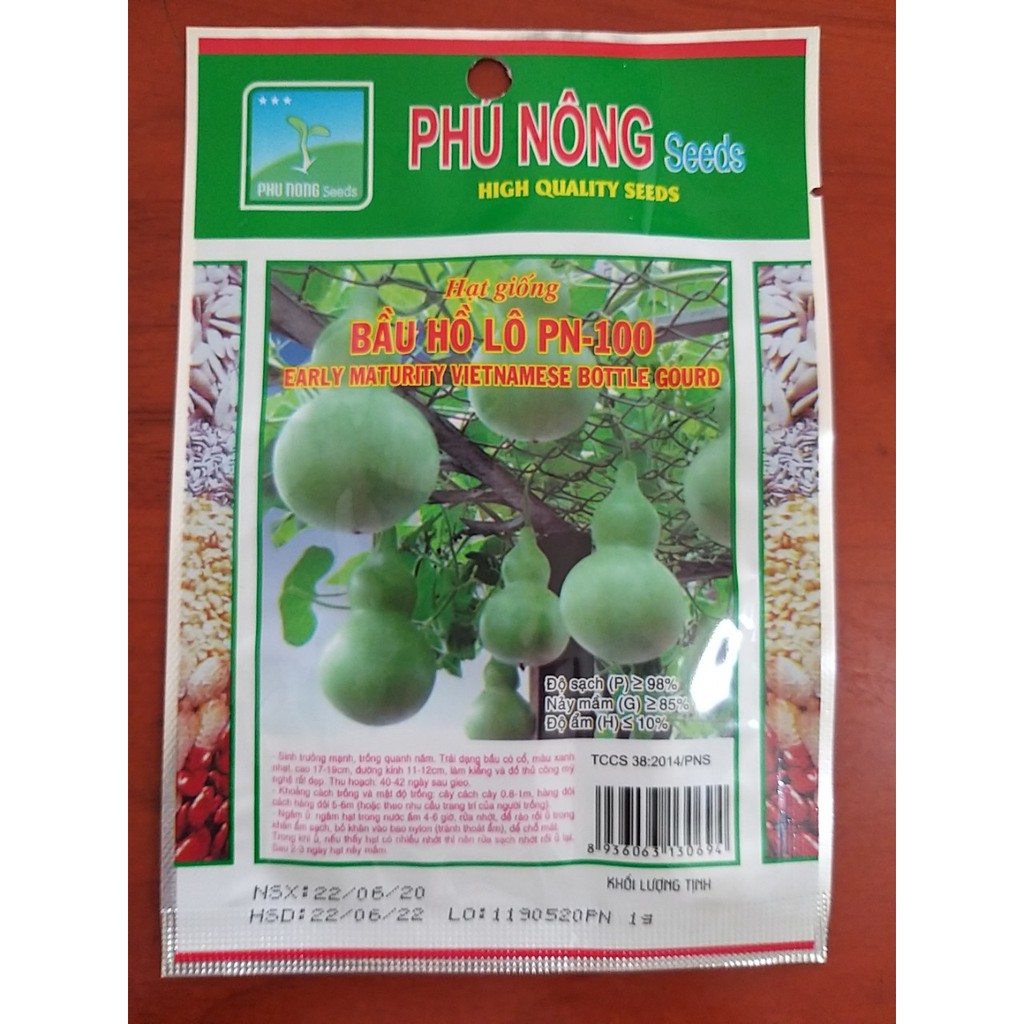 Hạt giống Bầu hồ lô Phú Nông 1g