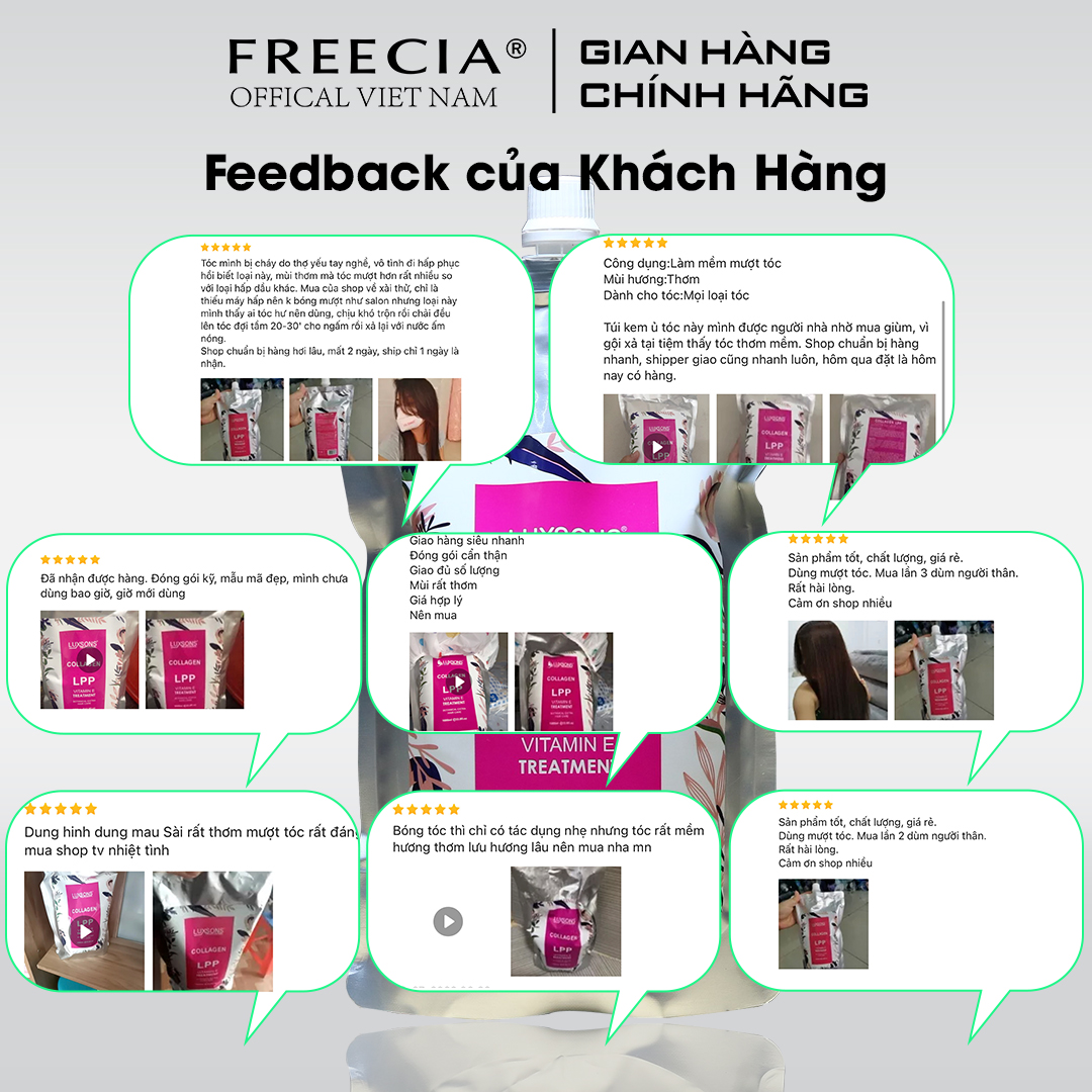 Hấp Dầu Lpp Luxsons Collagen Siêu Thơm Siêu Bóng Mượt 1000Ml