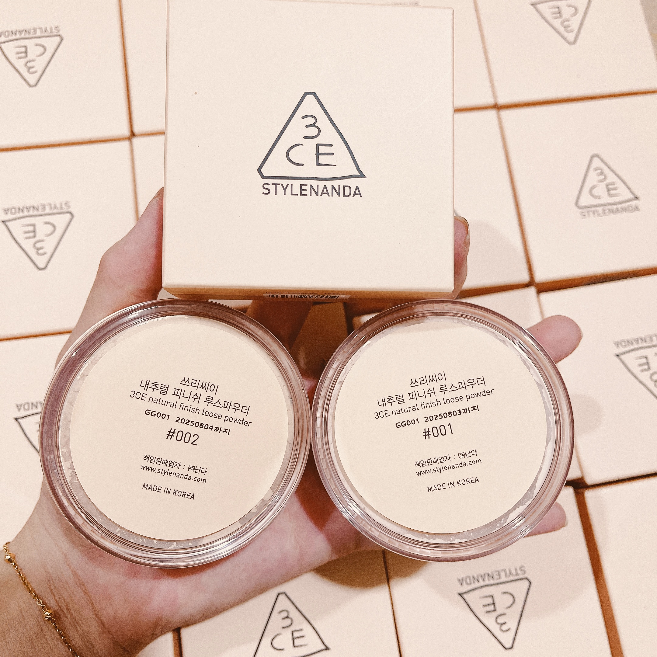Phấn phủ bột 3ce natural finish loose