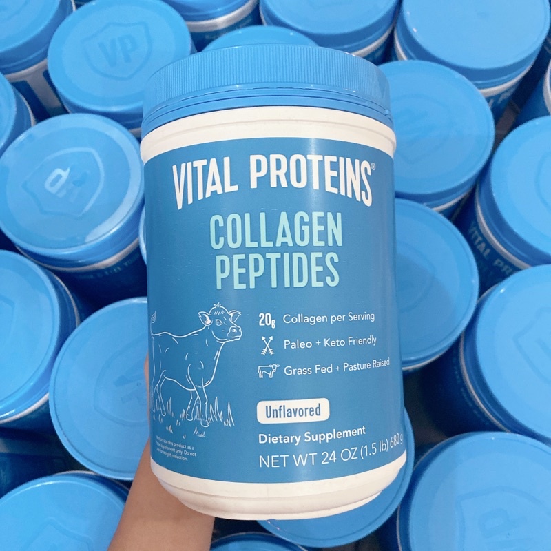 Collagen bột thủy phân vital proteins collagen peptides 680g