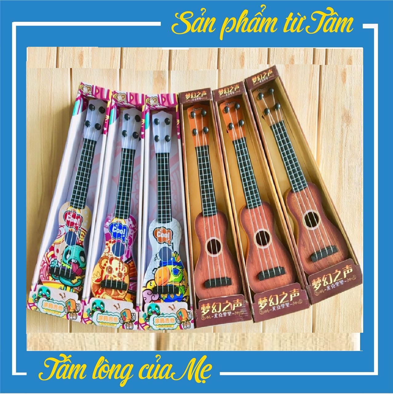 Đàn Ghita Ukulele Mini Cho Bé, Đàn cho bé - Chôm Kids
