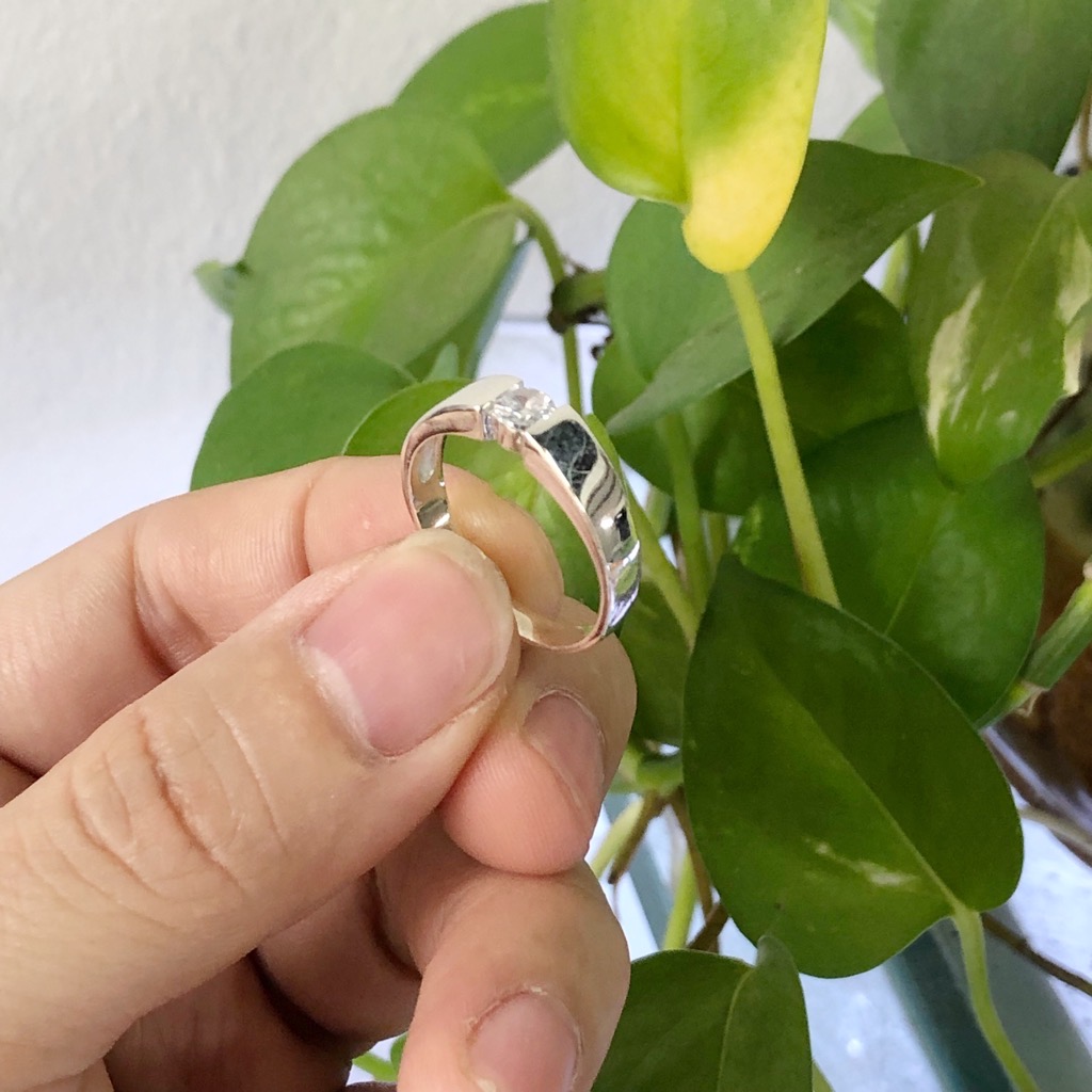 Nhẫn nam Bạc Hiểu Minh na005