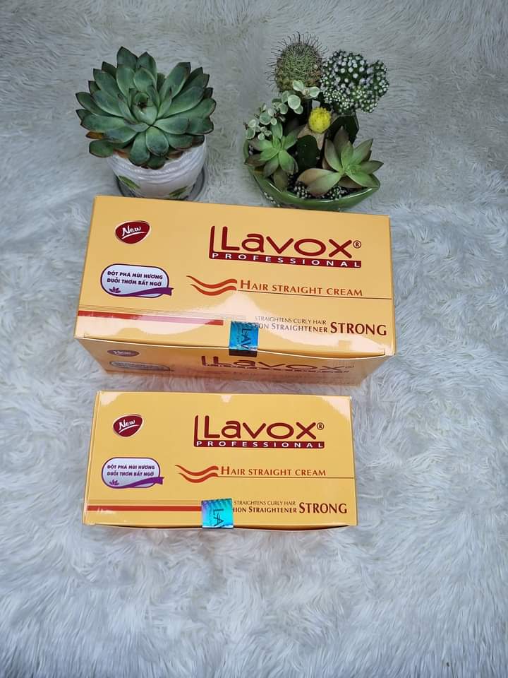 Kem duỗi tóc Lavox (500ml+500ml) 1 cặp