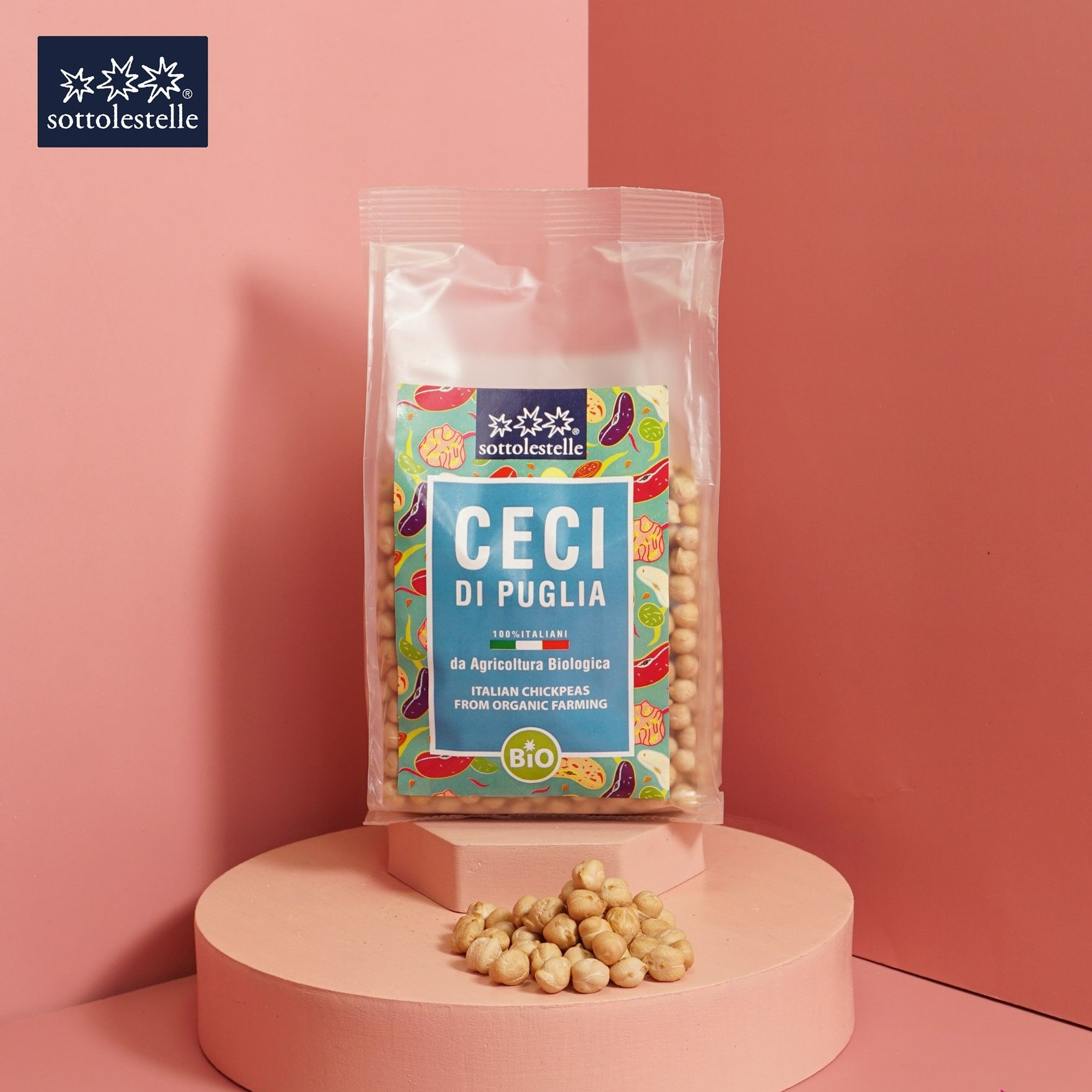 Đậu gà hữu cơ Sottolestelle (Organic Chickpea) - 200gr và 400gr