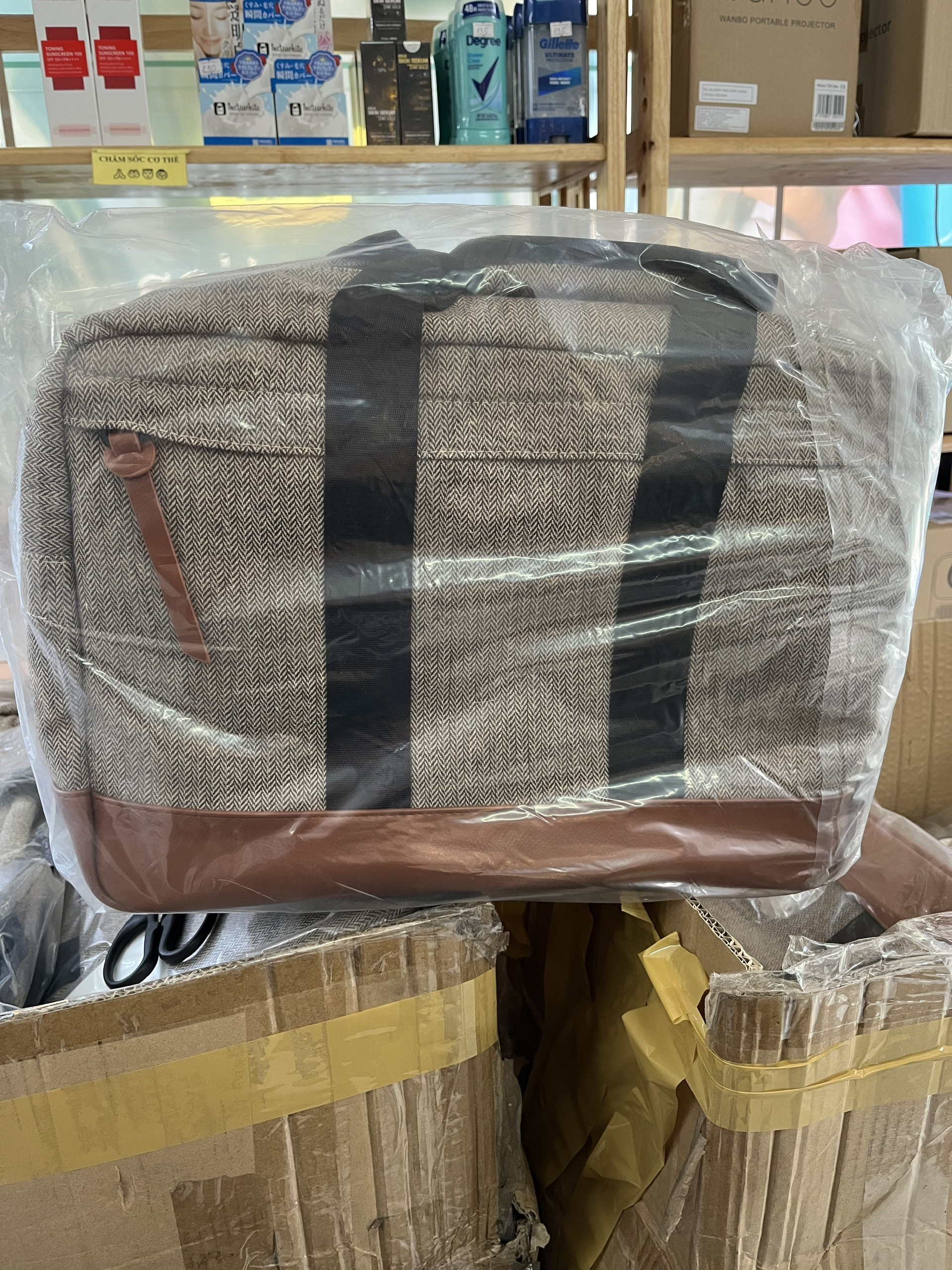 Túi Xách (Laptop/Macbook-15 inch) Jcpal Herringbone Wool - Hàng chính hãng