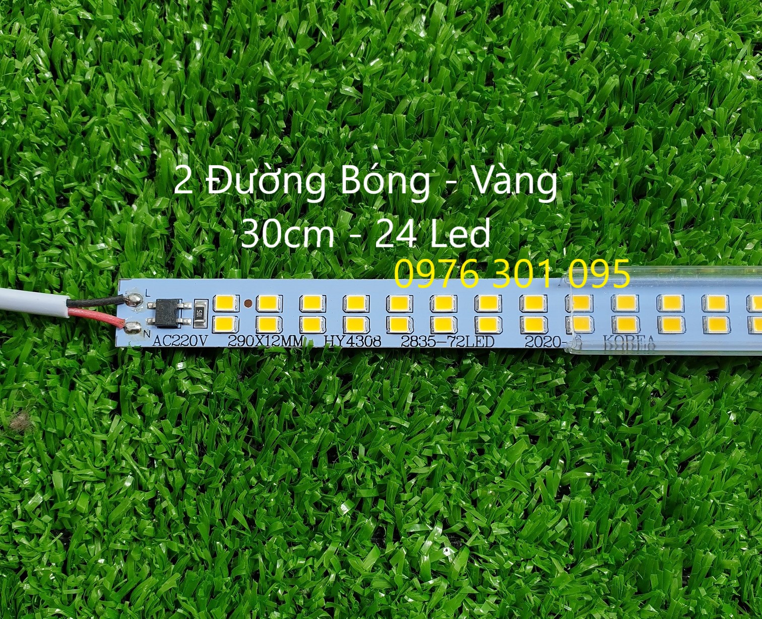 Đèn Led Thanh 220v - Dài 30cm (Trắng - Vàng)