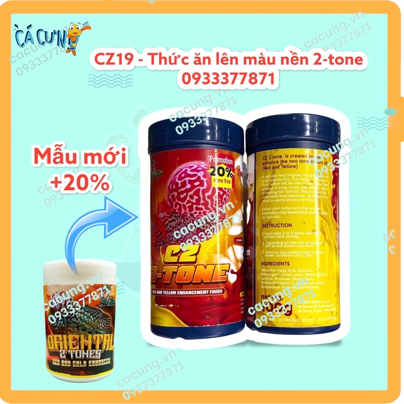 Thức ăn Cz19 lên màu đẹp cho cá la hán - HÀNG CÔNG TY