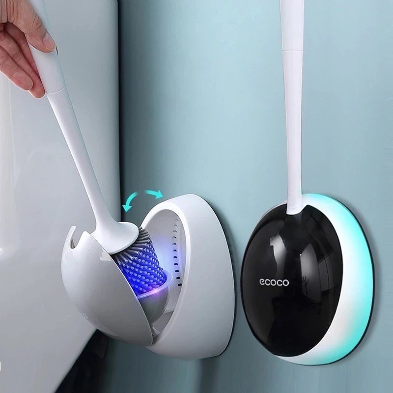 Chổi cọ  bồn cầu, chổi cọ silicone cao cấp dán tường Ecoco