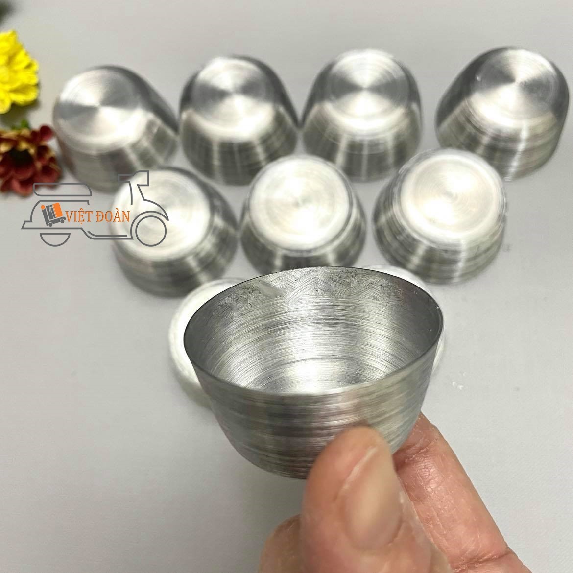 [DV] Khuôn bánh bò Bi, làm bánh bò bông 4.3 x 2,5cm- Combo 5 khuôn/ 10 ...