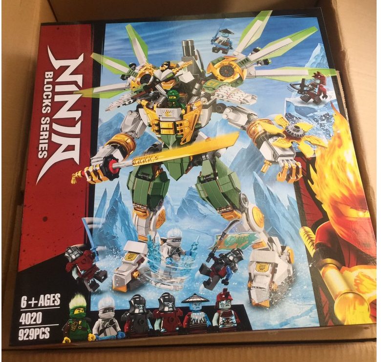 LÁP RÁP LLOYD TITAN MECH LEGO NINJAGO 4020