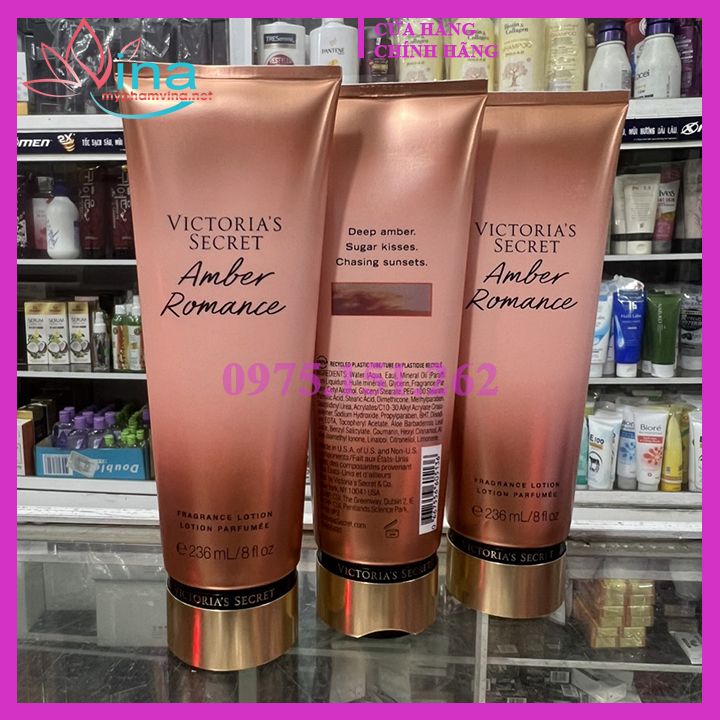 Sữa dưỡng thể nước hoa victoria secret amber romance 236ml