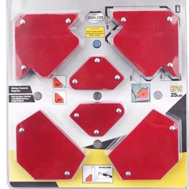 BỘ 6 KE NAM CHÂM GÓC VUÔNG