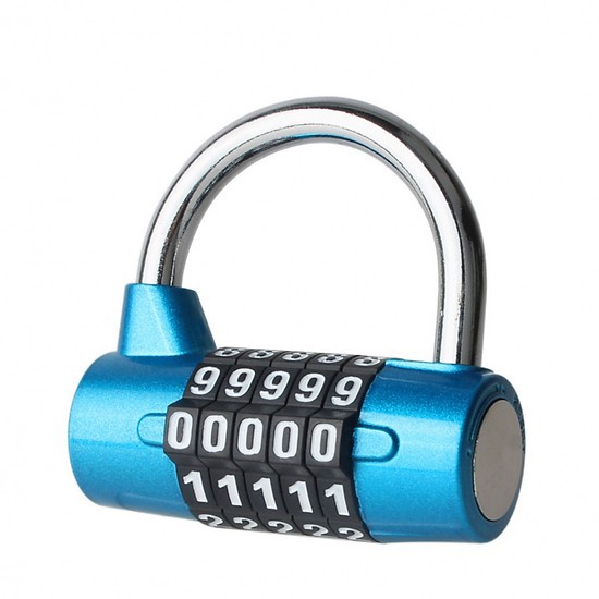 Ổ khóa 5 số cao cấp cọng khóa inox