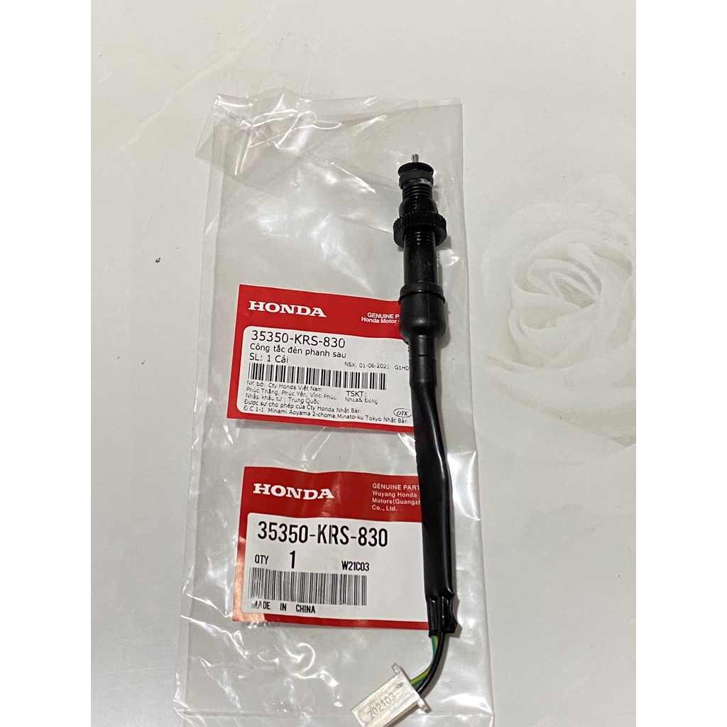 Công tắc đèn phanh sau, stop chân Wave (35350KRS830)