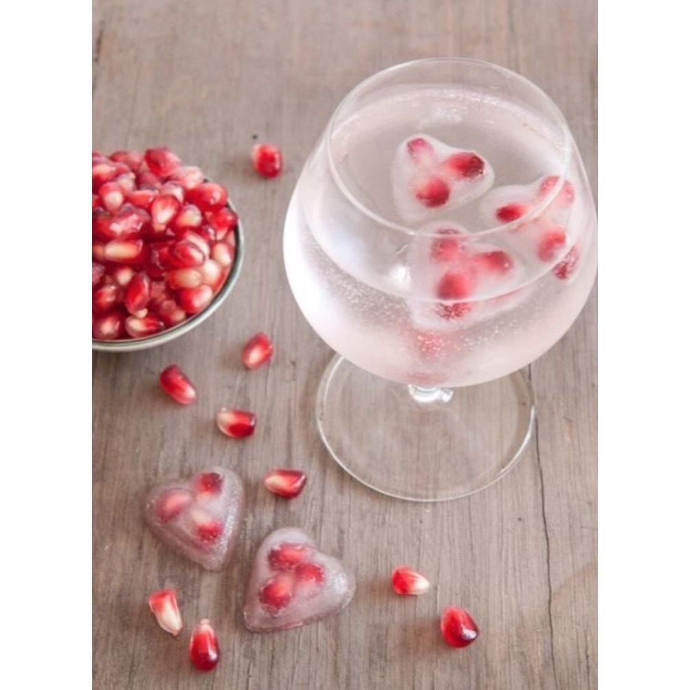 Bộ 5 Khay Làm Đá Thạch Rau Câu Socola Hình Trái Tim (21 Viên/ 1 Khay)