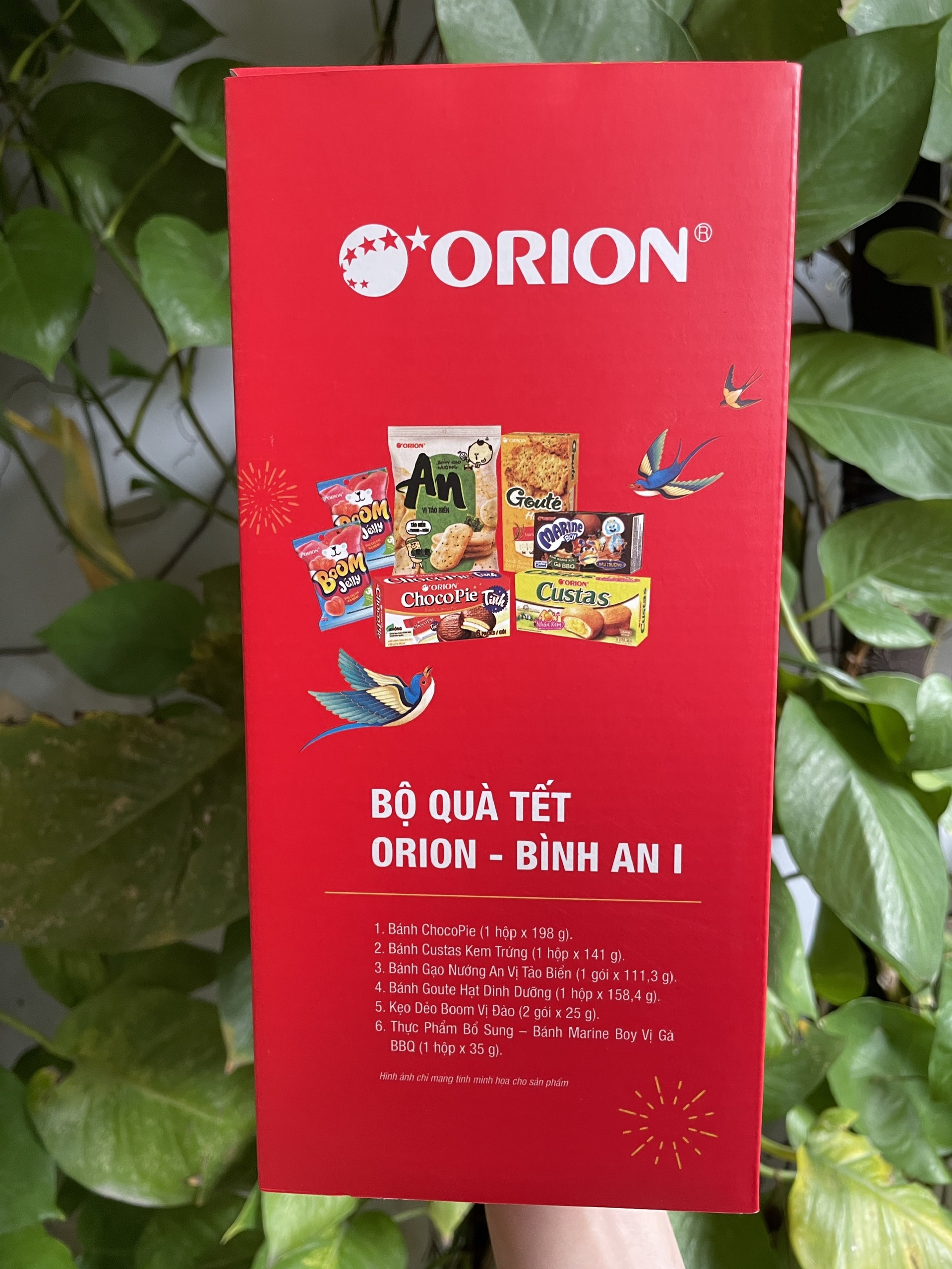Bộ Quà Tết Orion - Bình An I (Hộp 693.7g)