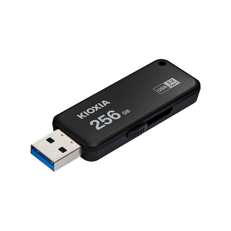 USB 3.2 Gen 1 Kioxia TransMemory U365 256GB 150Mb/s (Đen) - Formerly Toshiba Memory - Nhất Tín Computer
