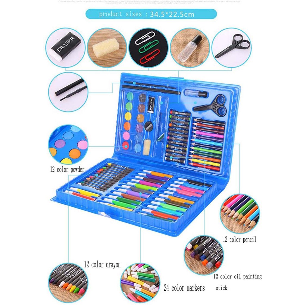 Hộp bút chì màu 86 món