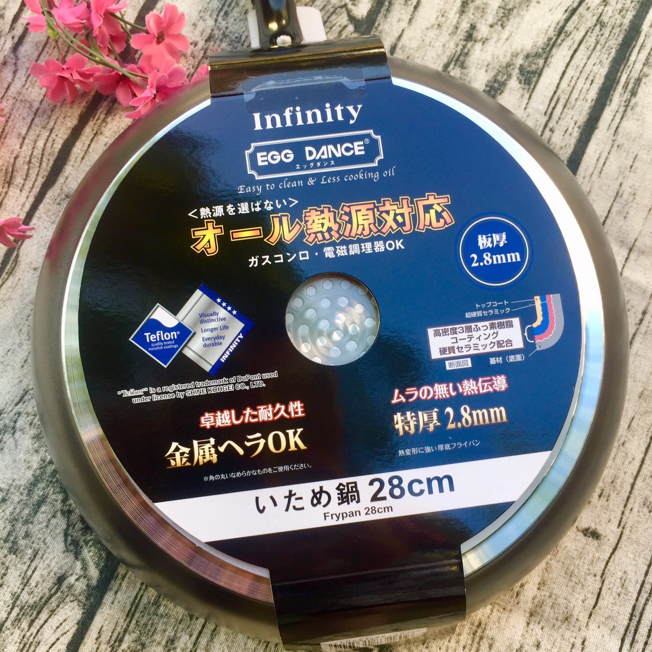 CHẢO CHỐNG DÍNH BẾP TỪ SHINE INFINITY các size 20-22-26-28cm