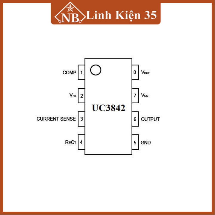 IC điều khiển UC3843 SOP8 / DIP8