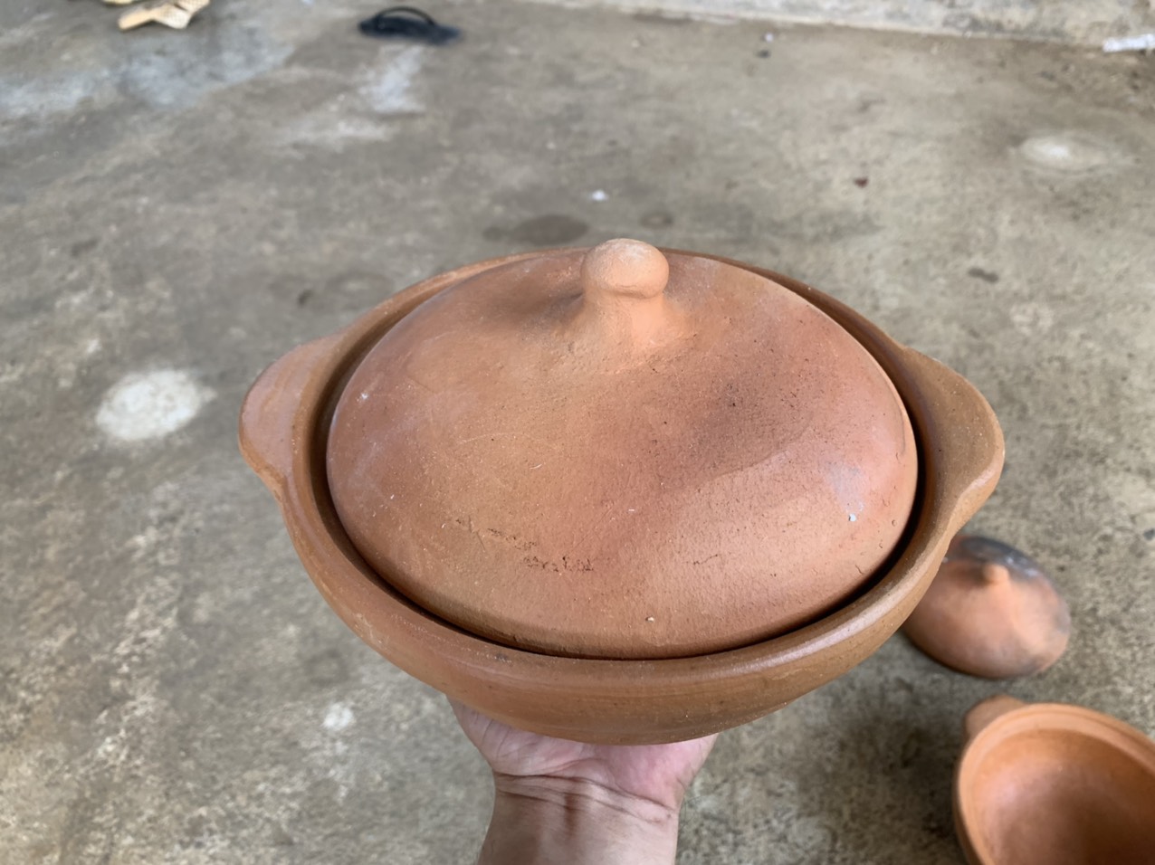Nồi đất kho cá thịt chịu nhiệt tốt loại 1 gốm chăm