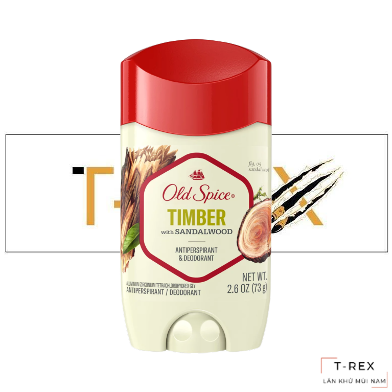 Lăn Sáp Khử Mùi Nam Old Spice Timber Anti Perspirant 73g (Cam Kết Hàng Đúng Mô Tả , Chất Lượng Đảm Bảo An Toàn)