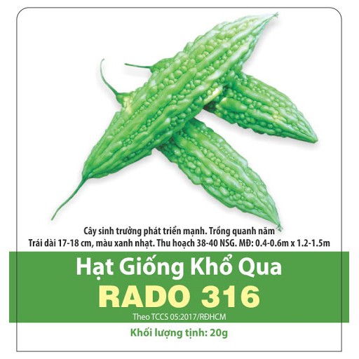 2Gram Hạt Giống Khổ Qua Trái Dài