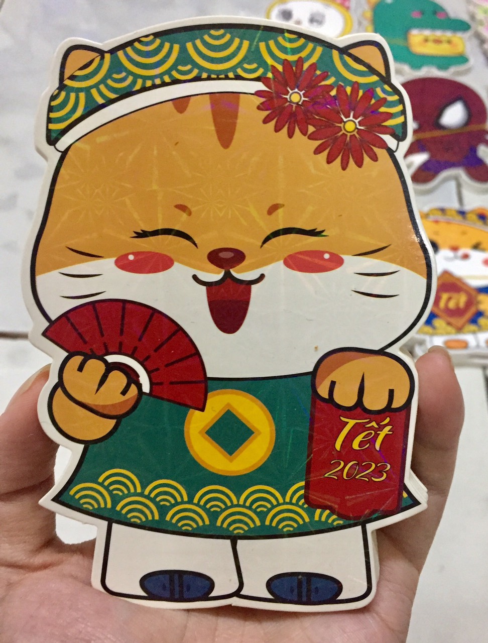 Bao lì xì Chipi mèo hottrend 2023
