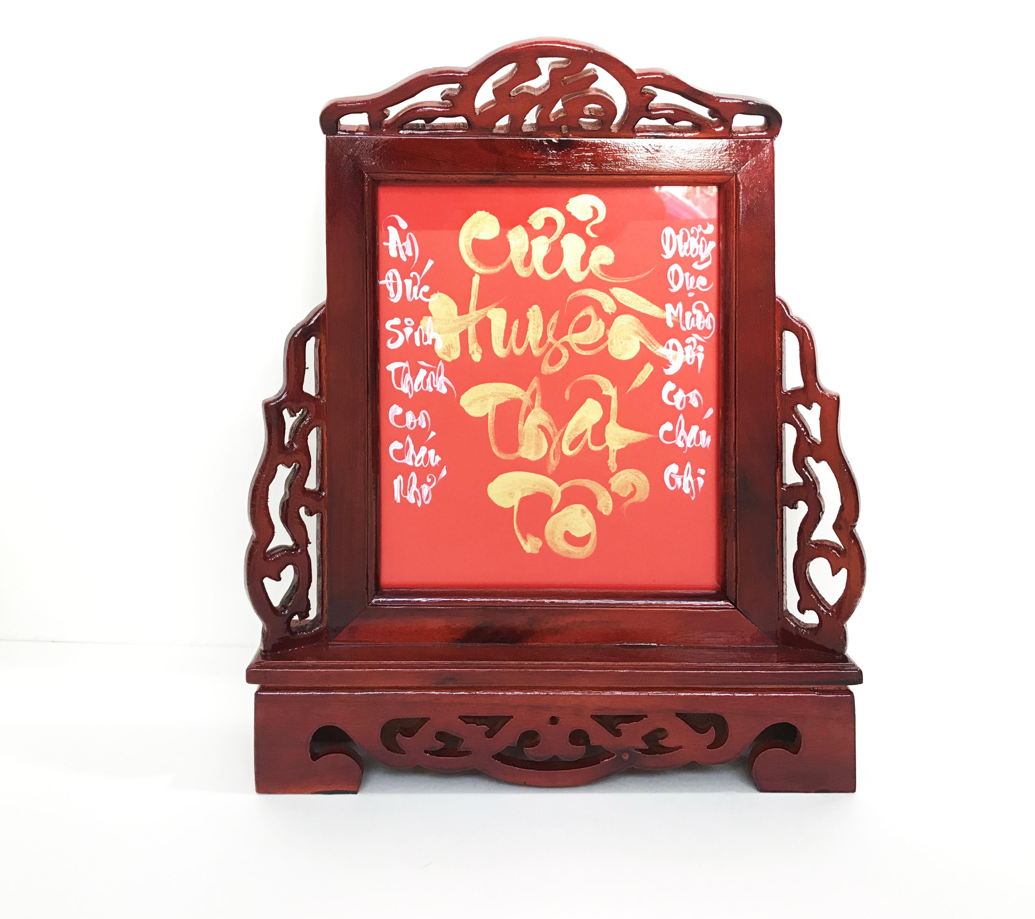 [HCM]Khung Thờ Cửu Huyền Thất Tổ 32x38.5cm
