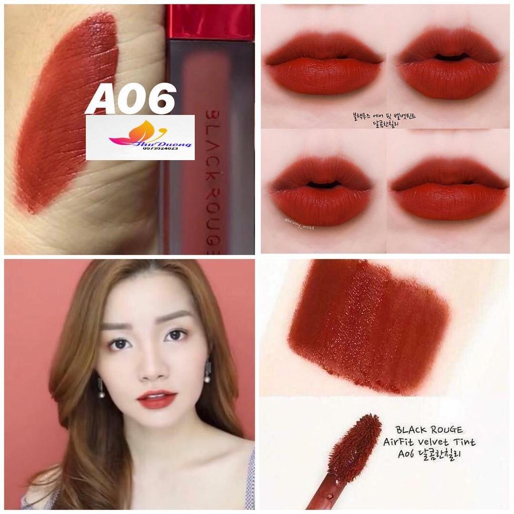[HCM]Son Black Rouge AirFit Velvet Tint màu A06