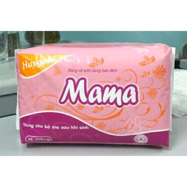 [gói 12 miếng] Bỉm Mama cho mẹ sau sinh
