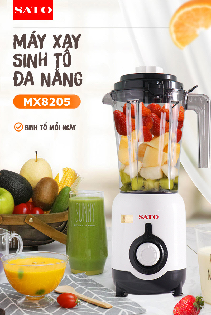 Máy Xay Sinh Tố Sato ST MX8205A