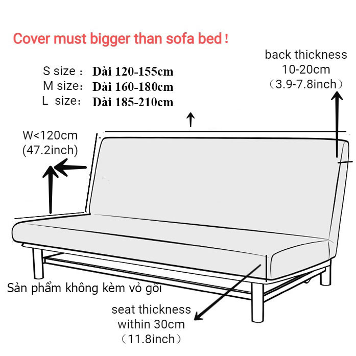 Bọc sofa bed, ga bọc ghế sofa, vải bọc ghế sofa giường
