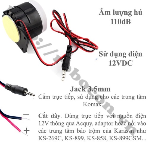 CÒI HÚ BÁO ĐỘNG 12V