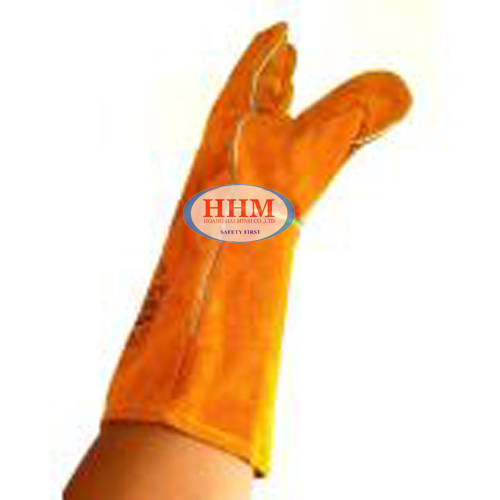 Găng tay da thợ hàn GNC màu cam(Orange)