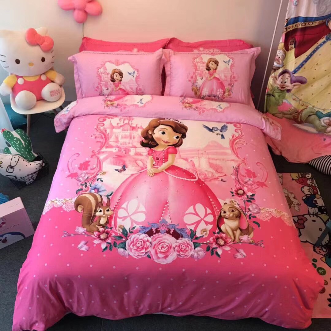 Bộ chăn ga gối cotton Elsa (vỏ chăn, ga, vỏ gối)
