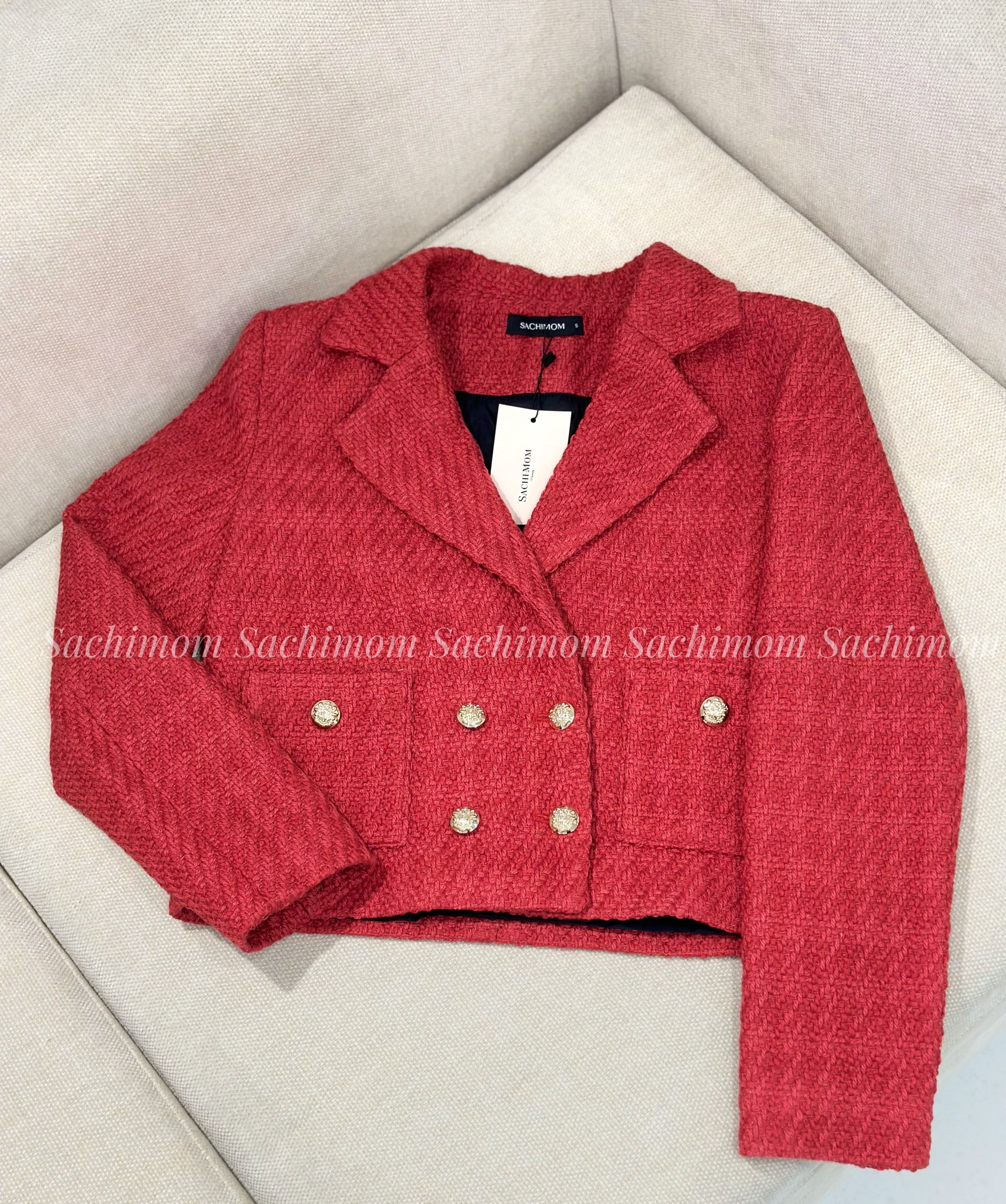 SACHIMOM - Áo Khoác Dạ Tweed